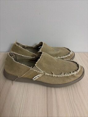 Crocs Canvas Slip-On Shoes in Khaki size M9